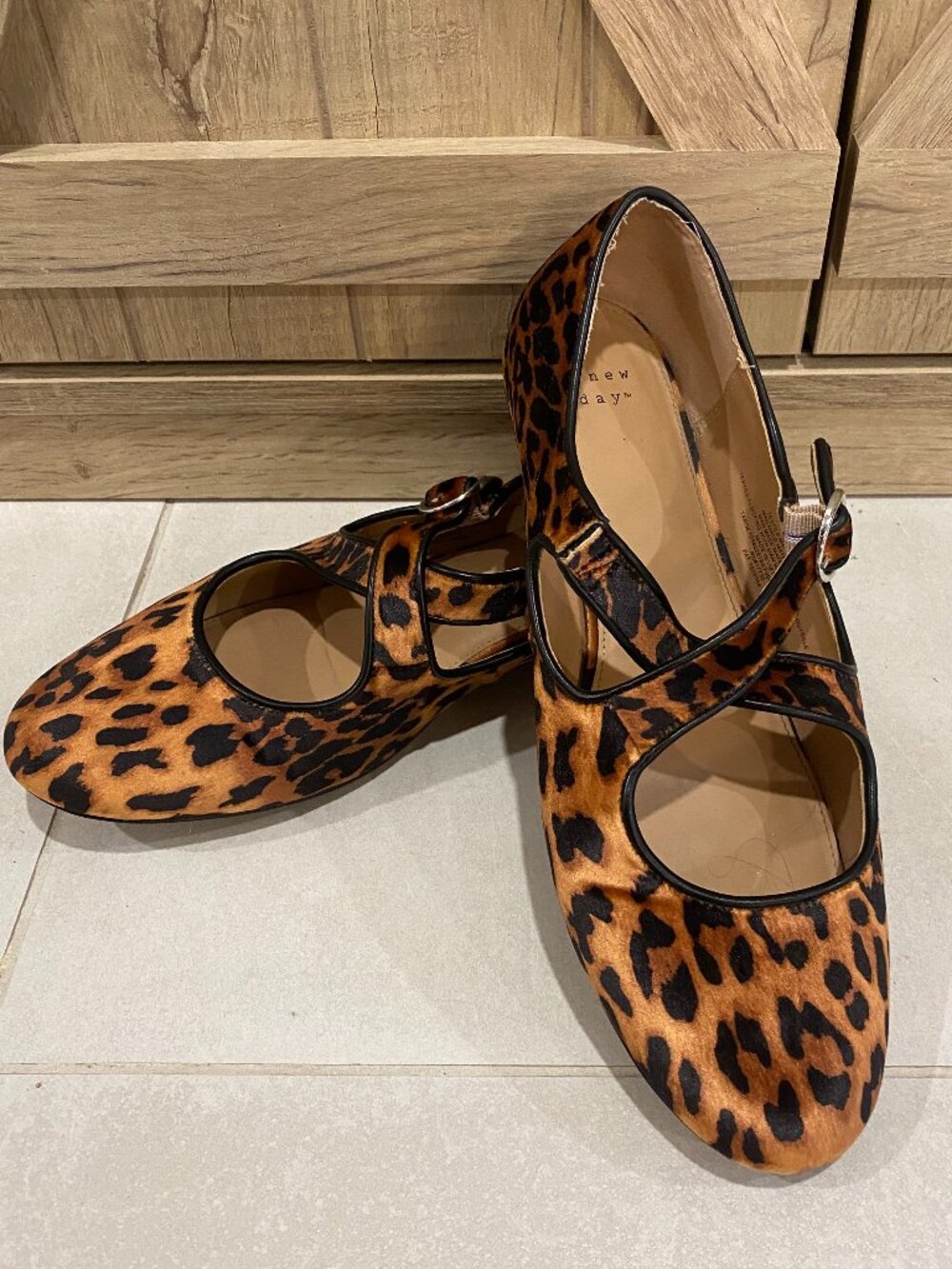 A New Day Tasmin Leopard Print Flats - Size 9.5